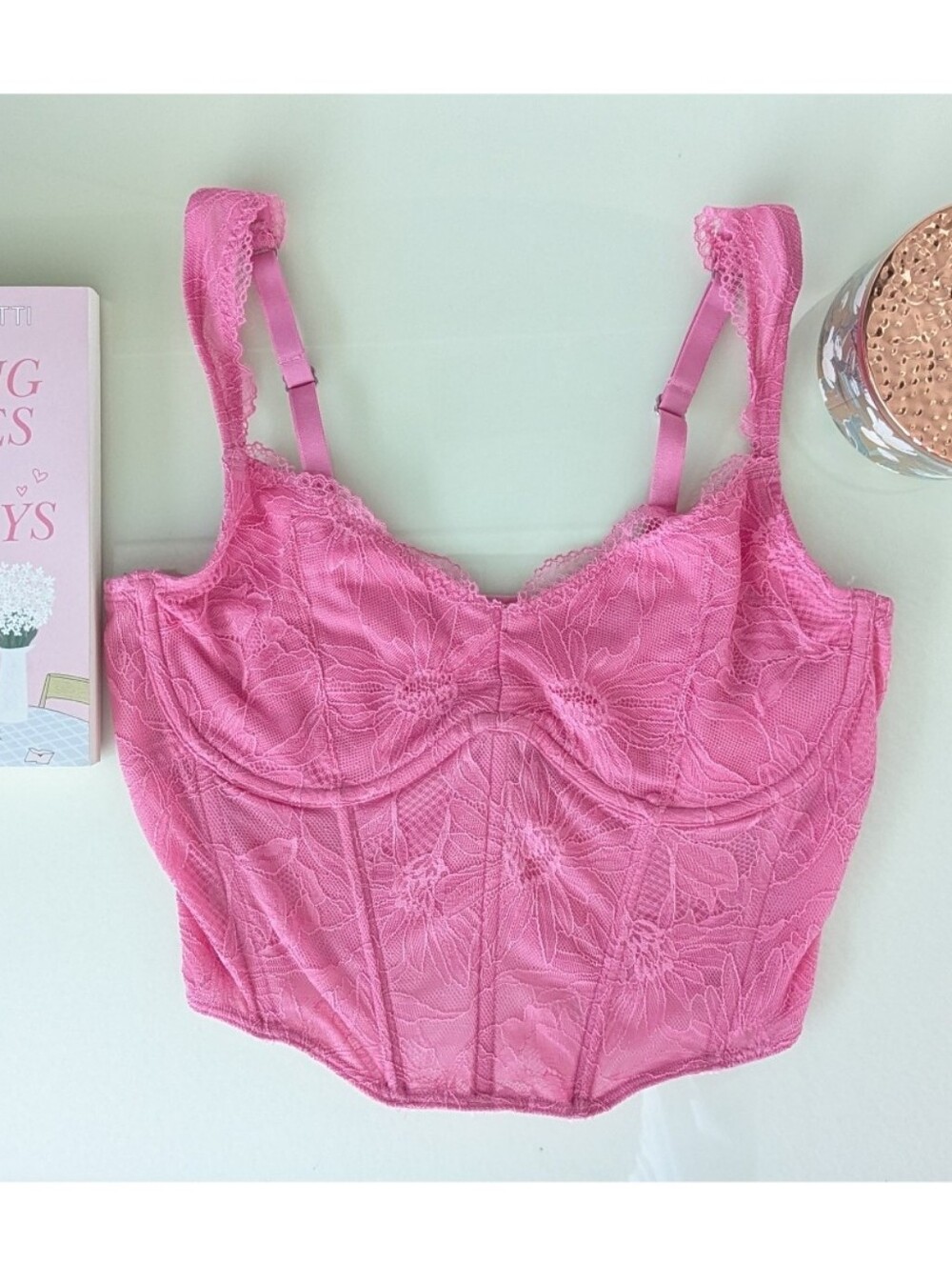 Gilly Hicks Lace Bustier Top